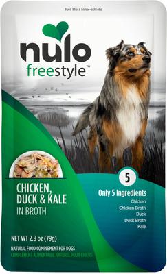 FreeStyle Chicken, Duck, & Kale in Broth Dog Food Topper, 2.8-oz, case of 24