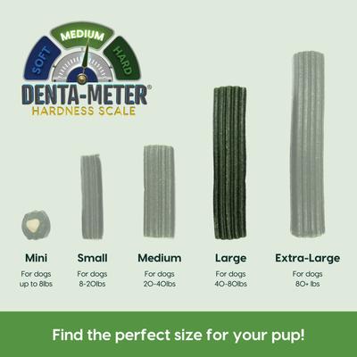 Brushless Toothpaste Large Dental Dog Treats, 54-oz box, 40 count