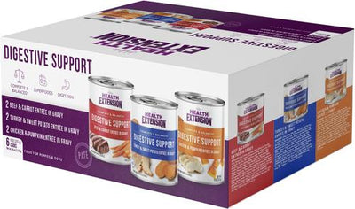 Digestive Support Variety Pack -Chicken, Beef & Turkey Dog Food, 9-oz can, case of 6