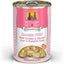 Alimento enlatado para perros sin pollo Just 4 Me, paquete variado, sin cereales, 14 oz, caja de 12