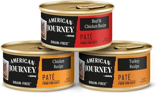 Pate Poultry & Beef Variety Pack Grain-Free Canned Cat Food, 3-oz, case of 48
