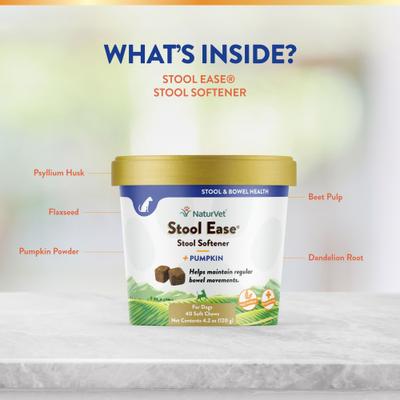 Stool Ease Soft Chews Digestive Supplement for Dogs, 40 count