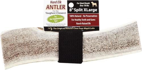 Split Elk Antlers Dog Chews, X-large/Giant