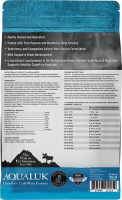Grain-Free Aqualuk Cold Water Formula Dry Dog Food, 25-lb bag