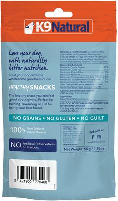 Healthy Snacks Green Mussels Freeze-Dried Dog Treats, 1.76-oz bag