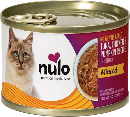 Tuna with Pumpkin Minced Canned Wet Cat Food, 6-oz can, case of 8
