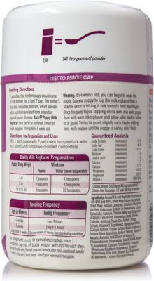 Powdered Milk Replacer Formula for Puppies, 12-oz jar