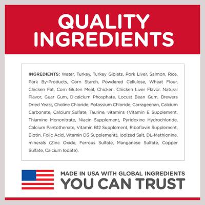 Adult Savory Turkey Entree Wet Cat Food, 5.5-oz can, case of 24