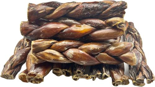 6-in Braided Beef Gullet Twist Dog Chew Treats, 3 count