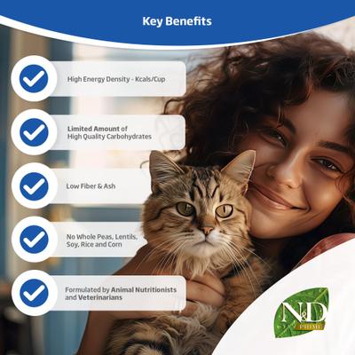 N&D Prime Chicken & Pomegranate Recipe Neutered Dry Cat Food, 3.3-lb bag