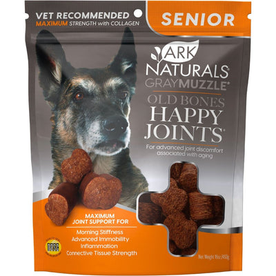 Gray Muzzle Old Bones Happy Joints Maximum Strength Soft Chews Senior. 455 g. - Ark Naturals