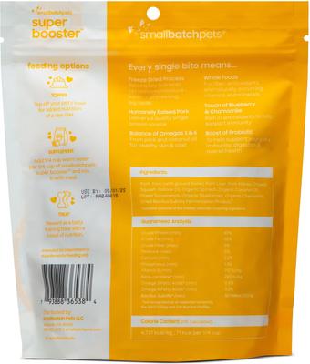 Super Booster Pork Bites Grain-Free Adult Freeze-Dried Dog & Cat Treats, 7-oz bag