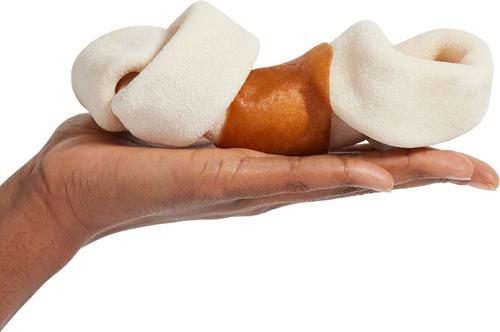 DogLicious 6 - 7" Chicken Wrapped Bone Rawhide Dog Treat