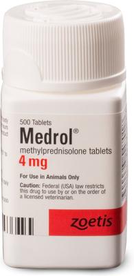 (Methylprednisolone) Tablets for Dogs & Cats, 4-mg, 30 tablets