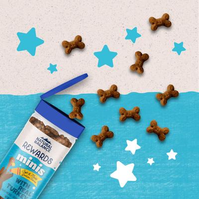 Rewards Minis with Real Turkey Dog Treats, 5.3-oz bag