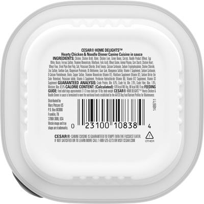 Home Delights Chicken & Noodle Dinner Adult Small Breed Wet Dog Food, 3.5-oz tray, case of 24