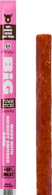 Big Yumm Sticks Adult Hickory Smoked Pork Human-Grade Jerky Dog Treats, 1 count