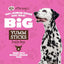 Big Yumm Sticks Adult Hickory Smoked Pork Human-Grade Jerky Dog Treats, 1 count