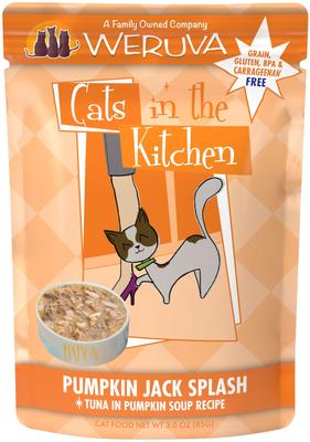 Bundle: Weruva Cats in the Kitchen Mack, Jack & Sam Salmon, Mackerel & Tuna Recipe + Cats in the Kitchen Pumpkin Jack Splash Tuna in Pumpkin Soup Cat Food Pouches
