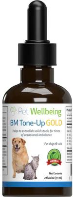 BM Tone-Up GOLD para la diarrea en perros y gatos, botella de 2 oz