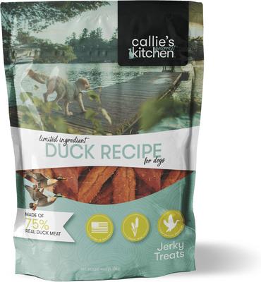 Golosinas de cecina sin cereales Gourmet Duck Recipe para perros, bolsa de 40 oz