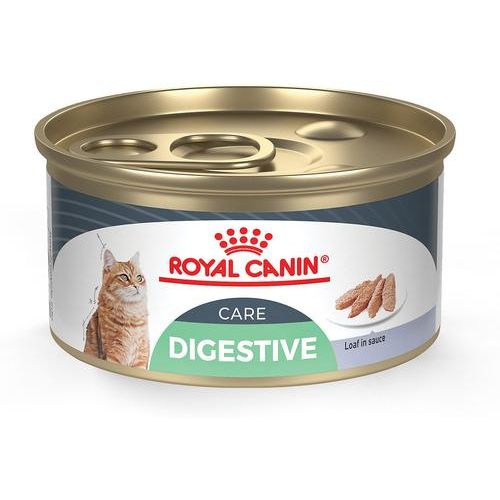 Alimento húmedo para gatos Feline Care Nutrition Digestive Care Loaf Pate, lata de 5.1 oz, caja de 24