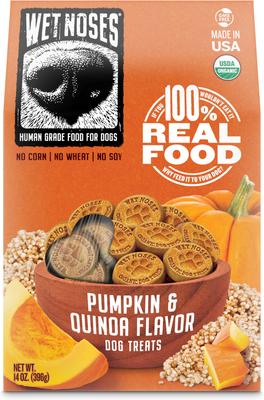 Grain-Free Pumpkin & Quinoa Flavor Dog Treats, 14-oz box