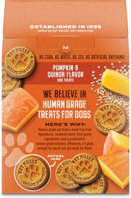 Grain-Free Pumpkin & Quinoa Flavor Dog Treats, 14-oz box