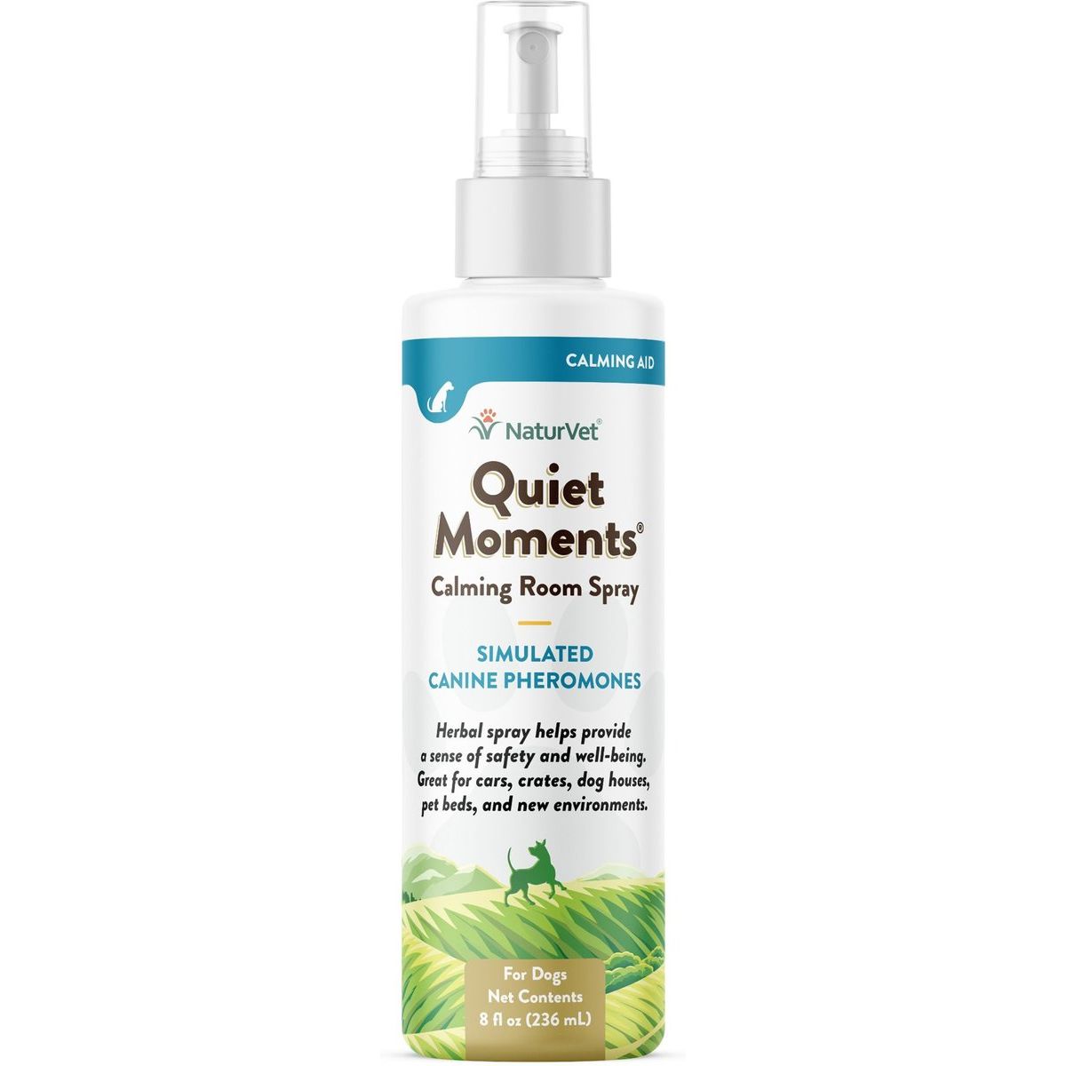 NaturVet Quiet Moments spray ambiental canino 8 oz