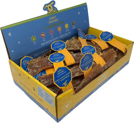 ! 6-in Paddywack Sticks Natural Honey Coated Buffalo Chews Grain-Free Dog Treats, 35 count