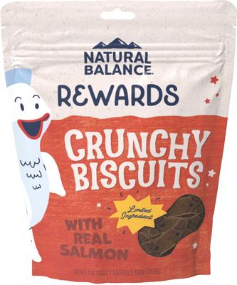 Rewards Salmon Flavored Crunchy Biscuit Dog Treats, 14-oz bag