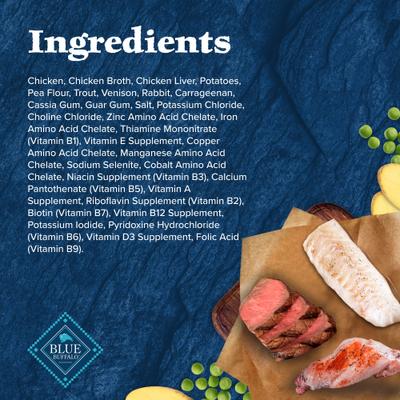 Wilderness Snake River Grill Trout, Venison & Rabbit Formula Grain-Free Canned Dog Food, 12.5-oz, case of 12