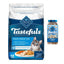 Bundle: Blue Buffalo Indoor Health Chicken & Brown Rice Recipe Adult Dry Food + Bursts with Paw-Licken Chicken Cat Treats