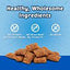 Bundle: Blue Buffalo Indoor Health Chicken & Brown Rice Recipe Adult Dry Food + Bursts with Paw-Licken Chicken Cat Treats
