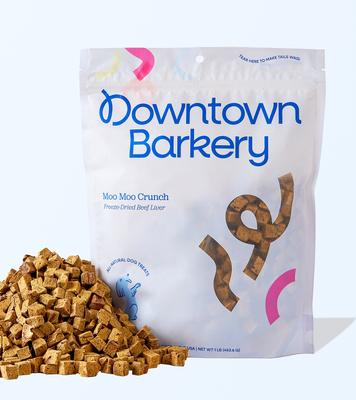 Barkery Beef Liver Grain-Free Adult Freeze-Dried Dog & Cat Treats, 1-lb bag