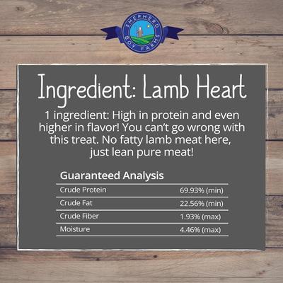 Lamb Hearts Freeze-Dried Dog & Cat Treats, 8-oz bag