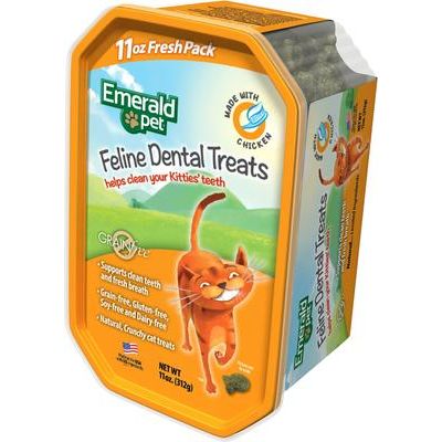 Golosinas dentales para gatos con pollo, bolsa de 325 g