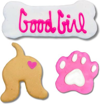 Good Girl Peanut Butter & Honey Assorted Crunchy Dog Treats, 18 count