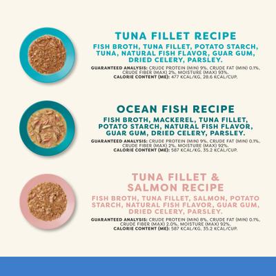 Fish Gravy Selection Multipack Limited Ingredient Cat Food Pots, 2.12-oz pot, case of 8