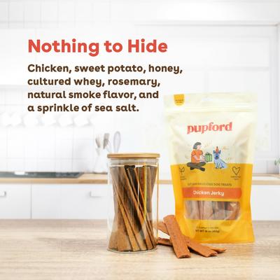 Chicken High-Protein Jerky Dog Treats, 10-oz bag