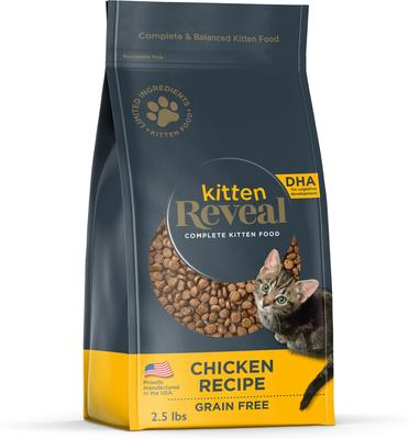 Chicken Recipe Grain-Free Dry Kitten Food, 2.5-lb bag