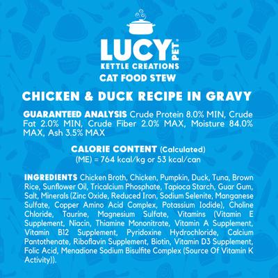 Kettle Creations Chicken & Duck Recipe in Gravy Wet Cat Food, 2.47-oz can, case of 12