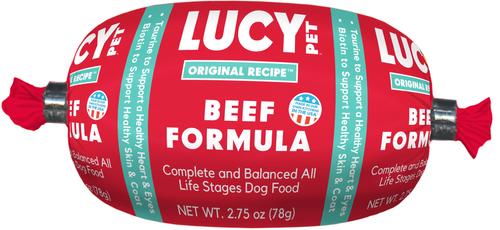 Beef Formula Dog Food Roll, 1-lb bag