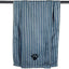 Striped Embroidered Paw Dog & Cat Towel, Navy