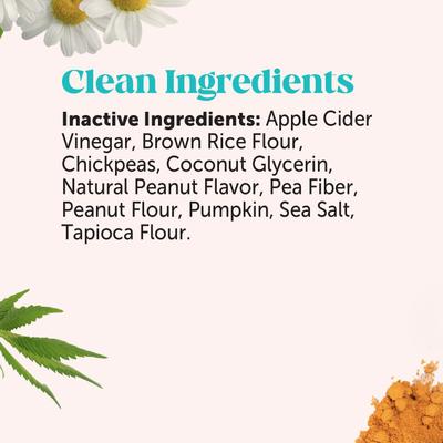 Hemp Calming Pumpkin Flavored Dental Sticks for Dogs, 30 count