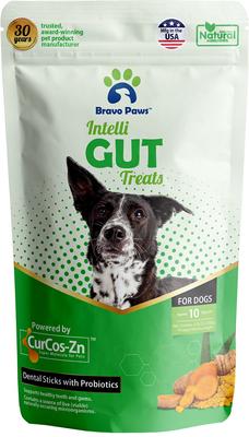 Intelli Gut Dental Dog Treat, 10 count