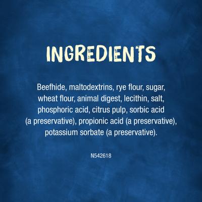 Rollhide, Long-Lasting Large Dog Treats, 2 count pouch