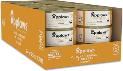 Chicken Breast with Cheese Canned Cat Food, 5.5-oz, case of 24