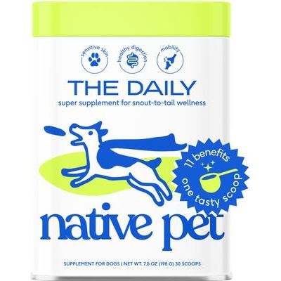 Suplemento 11 en 1 The Daily Powder para perros, lata de 21 oz