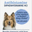 Antihistamine Medication for Allergies for Dogs, 100 count